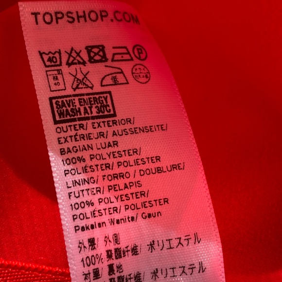 TOP SHOP Fit & Flare Dress - Asymmetrical Front - Picture 10 of 11